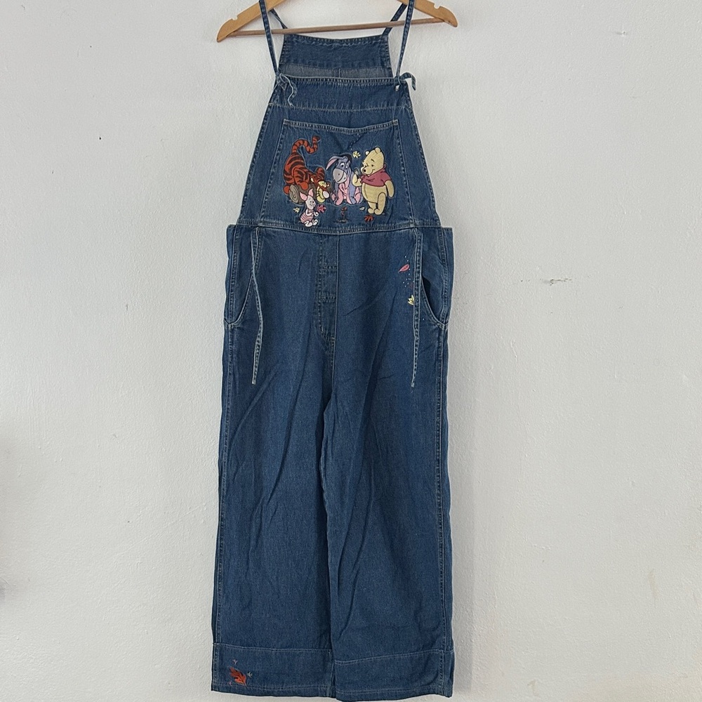 Disney Blue Denim Jumpsuit Winnie the Pooh
